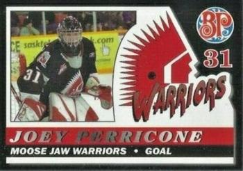 2006-07 Moose Jaw Warriors (WHL) #15 Joey Perricone Front