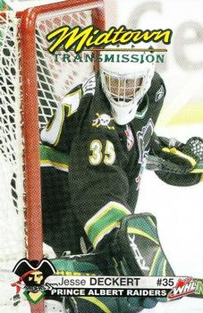 2006-07 Prince Albert Raiders (WHL) #NNO Jesse Deckert Front