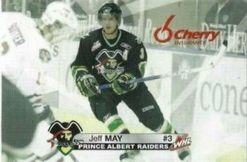 2006-07 Prince Albert Raiders (WHL) #NNO Jeff May Front