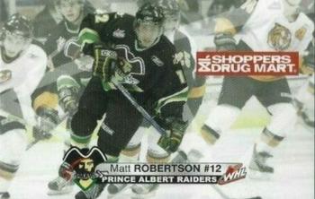 2006-07 Prince Albert Raiders (WHL) #NNO Matt Robertson Front