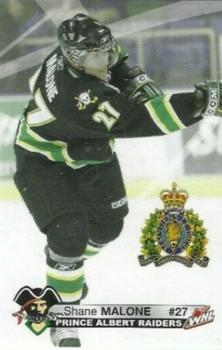 2006-07 Prince Albert Raiders (WHL) #NNO Shane Malone Front