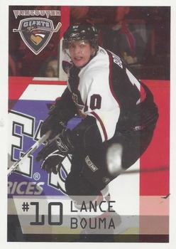 2006-07 Vancouver Giants (WHL) #NNO Lance Bouma Front