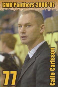 2006-07 GMB Nottingham Panthers (EIHL) #NNO Calle Carlsson Front
