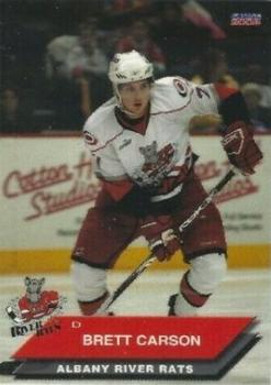 2007-08 Choice Albany River Rats (AHL) #8 Brett Carson Front