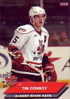 2007-08 Choice Albany River Rats (AHL) #9 Tim Conboy Front