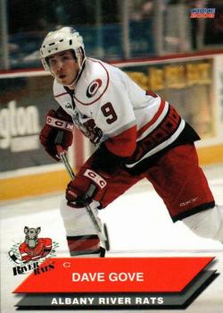 2007-08 Choice Albany River Rats (AHL) #13 David Gove Front