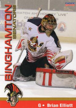 2007-08 Choice Binghamton Senators (AHL) #7 Brian Elliott Front