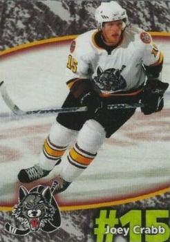 2007-08 Vienna Beef Chicago Wolves (AHL) #NNO Joey Crabb Front