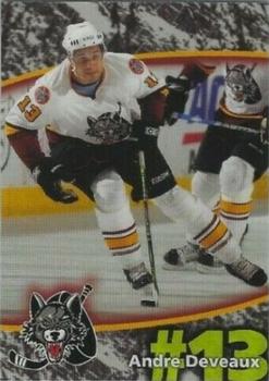 2007-08 Vienna Beef Chicago Wolves (AHL) #NNO Andre Deveaux Front