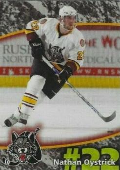 2007-08 Vienna Beef Chicago Wolves (AHL) #NNO Nathan Oystrick Front