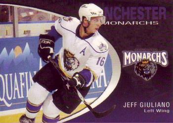 2007-08 Choice Manchester Monarchs (AHL) #8 Jeff Giuliano Front