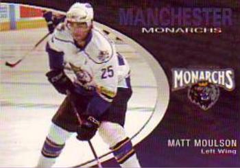 2007-08 Choice Manchester Monarchs (AHL) #16 Matt Moulson Front