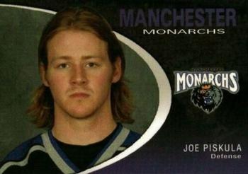 2007-08 Choice Manchester Monarchs (AHL) #18 Joe Piskula Front