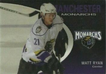 2007-08 Choice Manchester Monarchs (AHL) #20 Matt Ryan Front