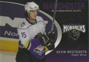 2007-08 Choice Manchester Monarchs (AHL) #22 Kevin Westgarth Front