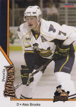 2007-08 Choice Peoria Rivermen (AHL) #4 Alex Brooks Front