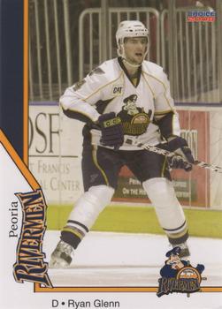 2007-08 Choice Peoria Rivermen (AHL) #7 Ryan Glenn Front