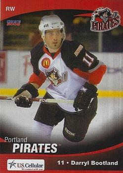 2007-08 Choice Portland Pirates (AHL) #4 Darryl Bootland Front