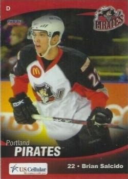 2007-08 Choice Portland Pirates (AHL) #19 Brian Salcido Front