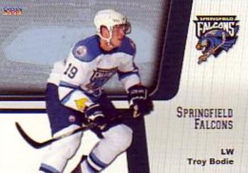 2007-08 Choice Springfield Falcons (AHL) #19 Troy Bodie Front