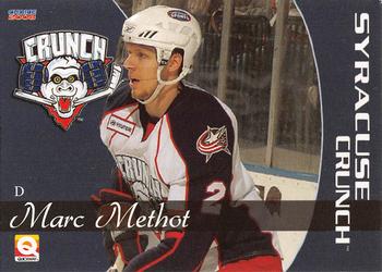 2007-08 Choice Syracuse Crunch (AHL) #2 Marc Methot Front