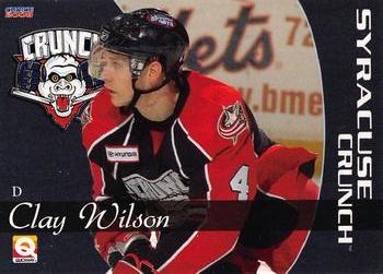 2007-08 Choice Syracuse Crunch (AHL) #3 Clay Wilson Front
