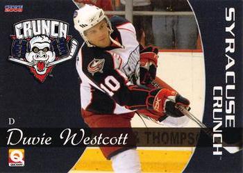 2007-08 Choice Syracuse Crunch (AHL) #6 Duvie Westcott Front