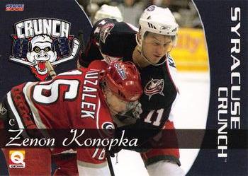2007-08 Choice Syracuse Crunch (AHL) #7 Zenon Konopka Front