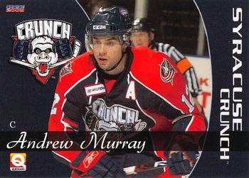 2007-08 Choice Syracuse Crunch (AHL) #8 Andrew Murray Front