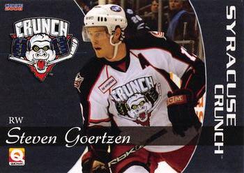 2007-08 Choice Syracuse Crunch (AHL) #10 Steve Goertzen Front