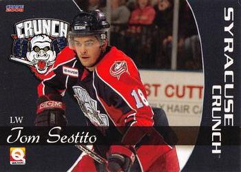 2007-08 Choice Syracuse Crunch (AHL) #11 Tom Sestito Front