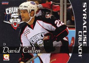 2007-08 Choice Syracuse Crunch (AHL) #14 David Cullen Front