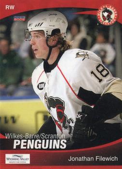 2007-08 Choice Wilkes-Barre/Scranton Penguins (AHL) #9 Jonathan Filewich Front