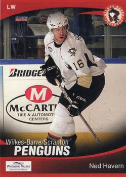 2007-08 Choice Wilkes-Barre/Scranton Penguins (AHL) #11 Ned Havern Front
