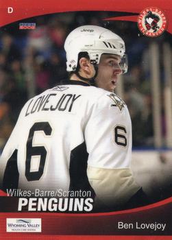 2007-08 Choice Wilkes-Barre/Scranton Penguins (AHL) #18 Ben Lovejoy Front