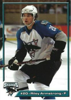 2007-08 Saint Vincent Hospital Worcester Sharks (AHL) #1 Riley Armstrong Front