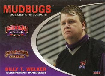 2007-08 Choice Bossier-Shreveport Mudbugs (CHL) #14 Billy Welker Front