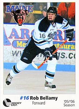 2005-06 Maine Black Bears (NCAA) #1 Rob Bellamy Front