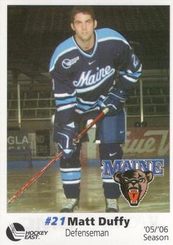 2005-06 Maine Black Bears (NCAA) #6 Matt Duffy Front
