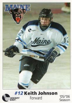 2005-06 Maine Black Bears (NCAA) #12 Keith Johnson Front