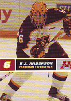 2005-06 Minnesota Golden Gophers (NCAA) #NNO R.J. Anderson Front