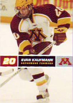 2005-06 Minnesota Golden Gophers (NCAA) #NNO Evan Kaufmann Front