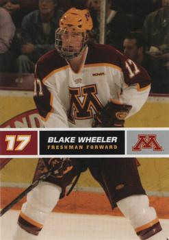 2005-06 Minnesota Golden Gophers (NCAA) #NNO Blake Wheeler Front