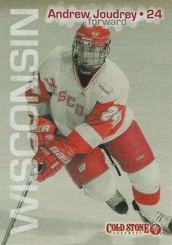 2005-06 Cold Stone Creamery Wisconsin Badgers (NCAA) #NNO Andrew Joudrey Front