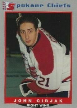 1995-96 Spokane Chiefs (WHL) #16 John Cirjak Front