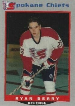 1995-96 Spokane Chiefs (WHL) #18 Ryan Berry Front