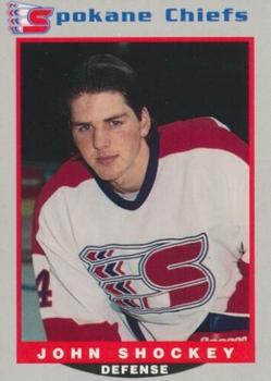 1995-96 Spokane Chiefs (WHL) #24 Jonathon Shockey Front