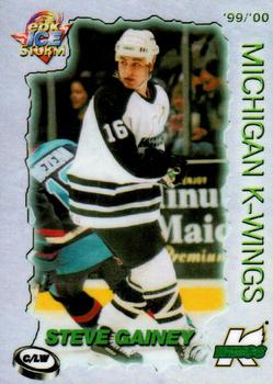 1999-00 EBK Michigan K-Wings (IHL) #3 Steve Gainey Front
