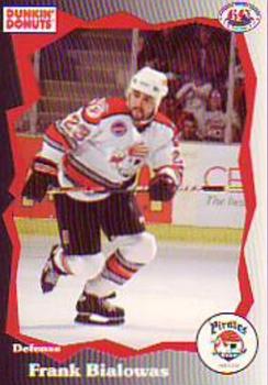 1995-96 Dunkin' Donuts Portland Pirates (AHL) #NNO Frank Bialowas Front