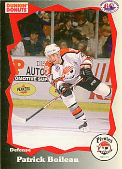 1995-96 Dunkin' Donuts Portland Pirates (AHL) #NNO Patrick Boileau Front